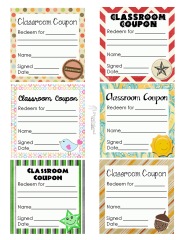Classroom Coupons UPDATED Squarehead Teachers
