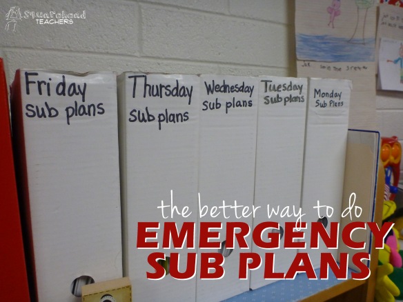 emergency sub plans